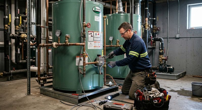 Commercial Water Heater Repair project example